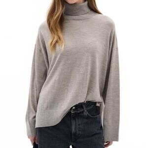 NEW INWEAR eternal biella pullover sweater in beige